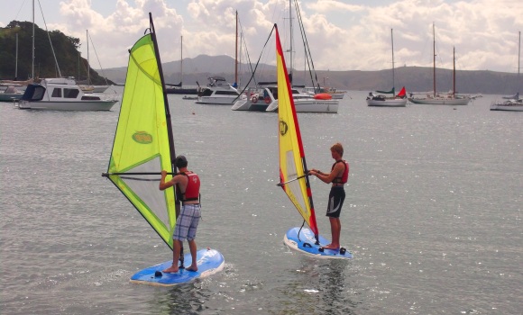 Windsurfer Waiheke island