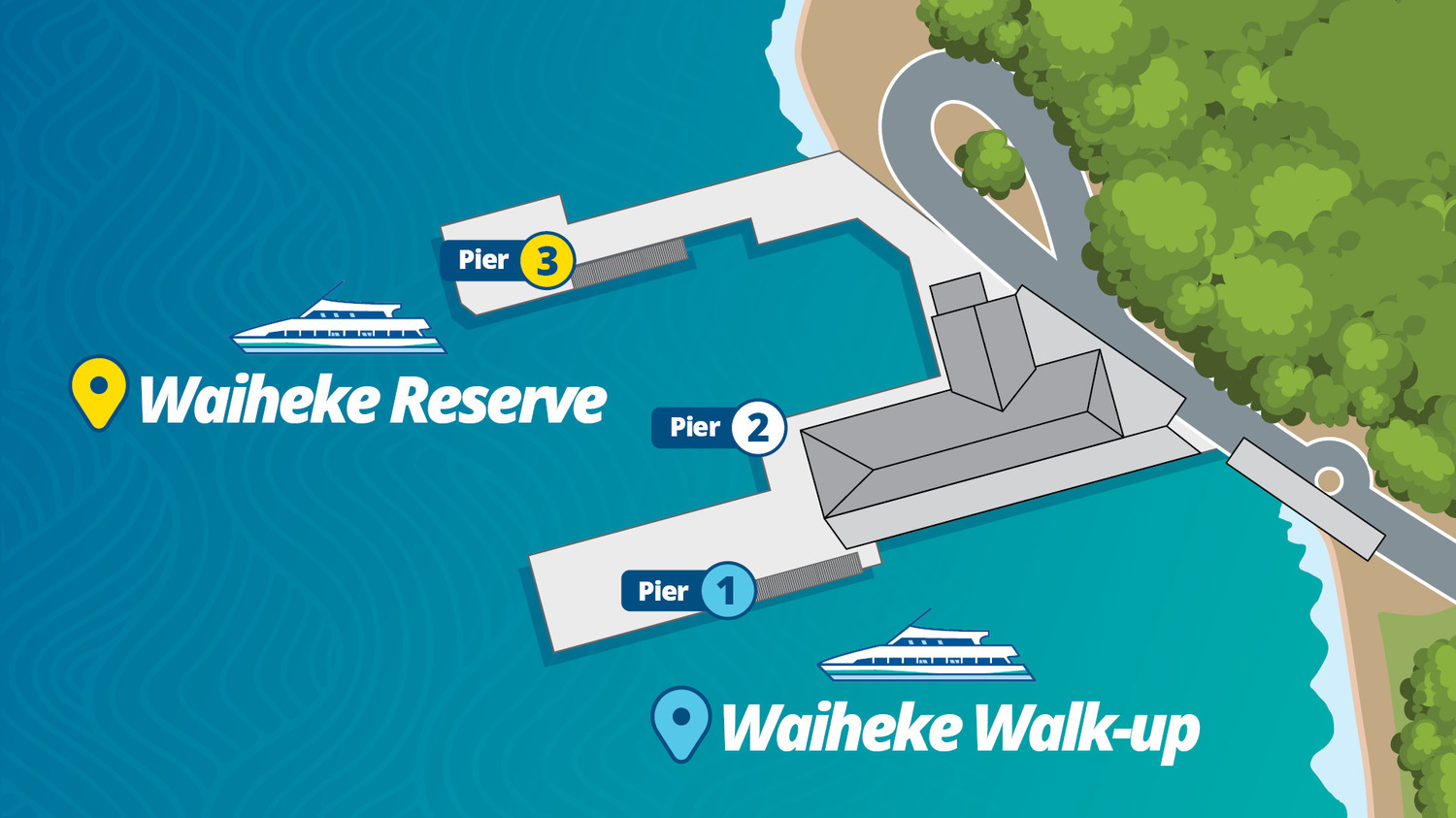 Waiheke Terminal location